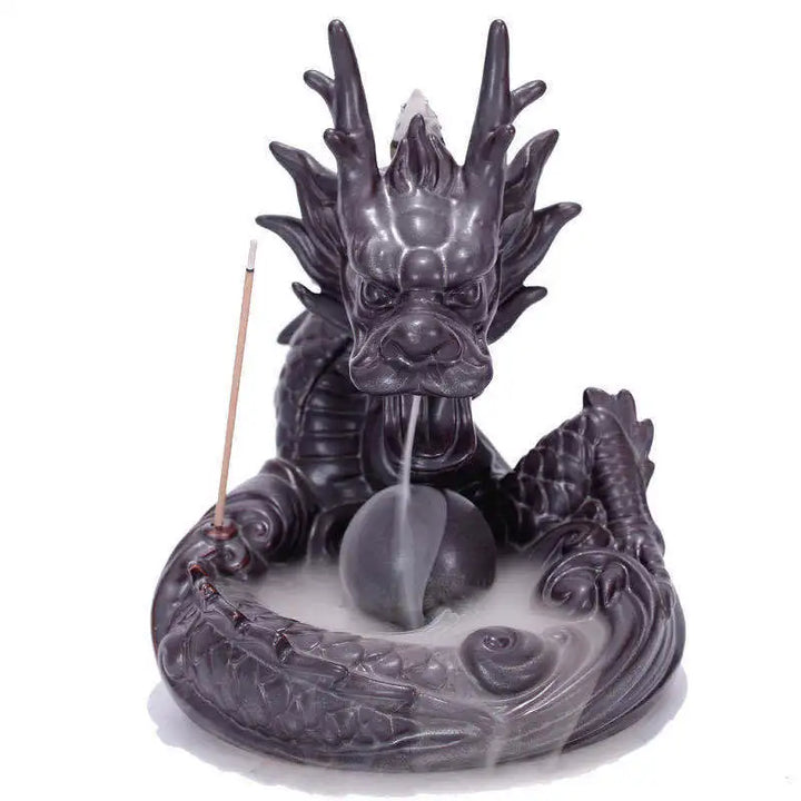 Auspicious Elder Dragon Incense Burner